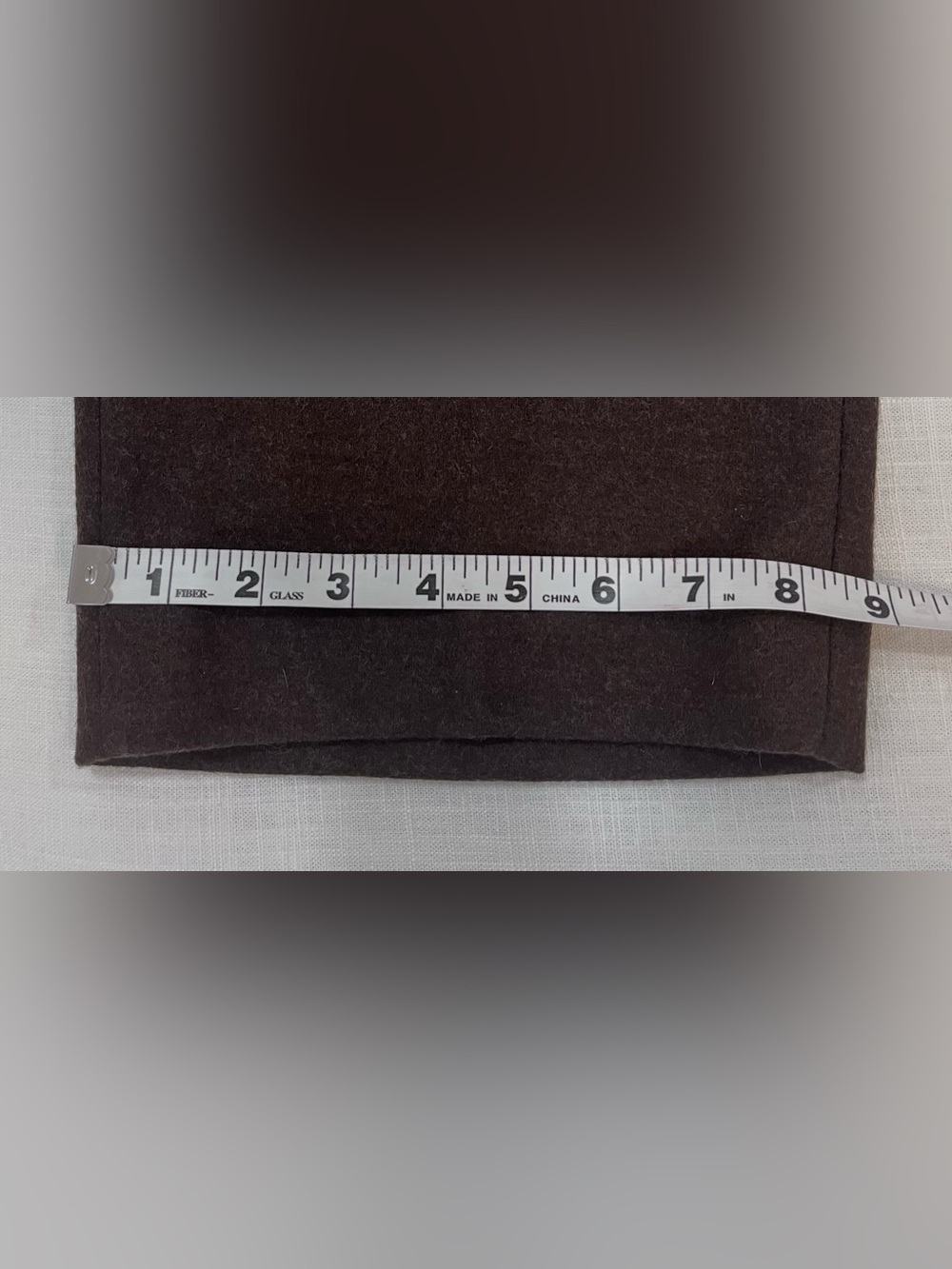 Vince 100% Wool Brown Pleated Tailored Trousers Pants Size 8 - Picture 10 of 11
